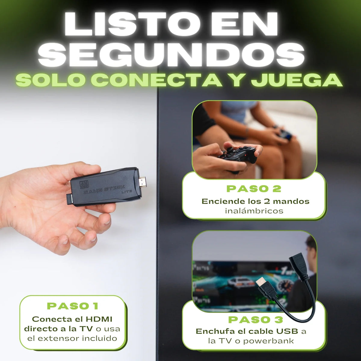 Consola RetroStick Pixel 64™